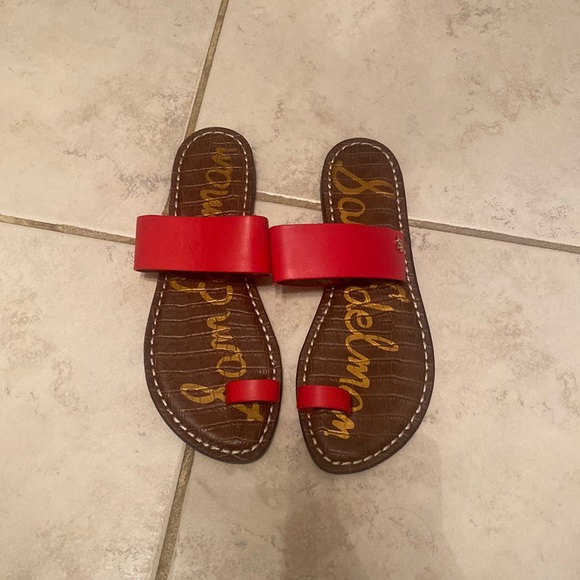 Sam Edelman Shoes - Sam edelman red sandals